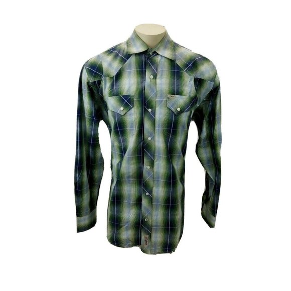 Rafter Cowboy Collection Pearl Snap Long Sleeve XL - Picture 1 of 10